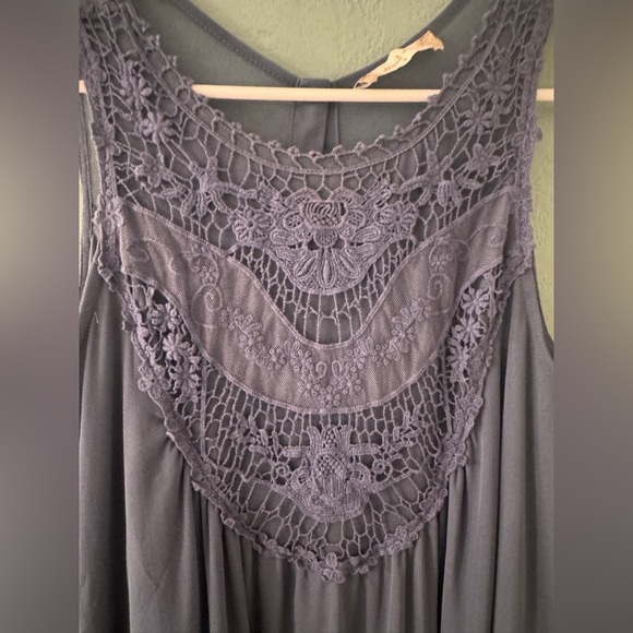 Altar'd State Navy Blue Lace Dress - Picture 2 of 6